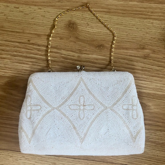 Bundle of 6 vintage evening bags clutch purse unused beaded embellished small - Picture 6 of 10